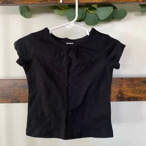 girls black shirt